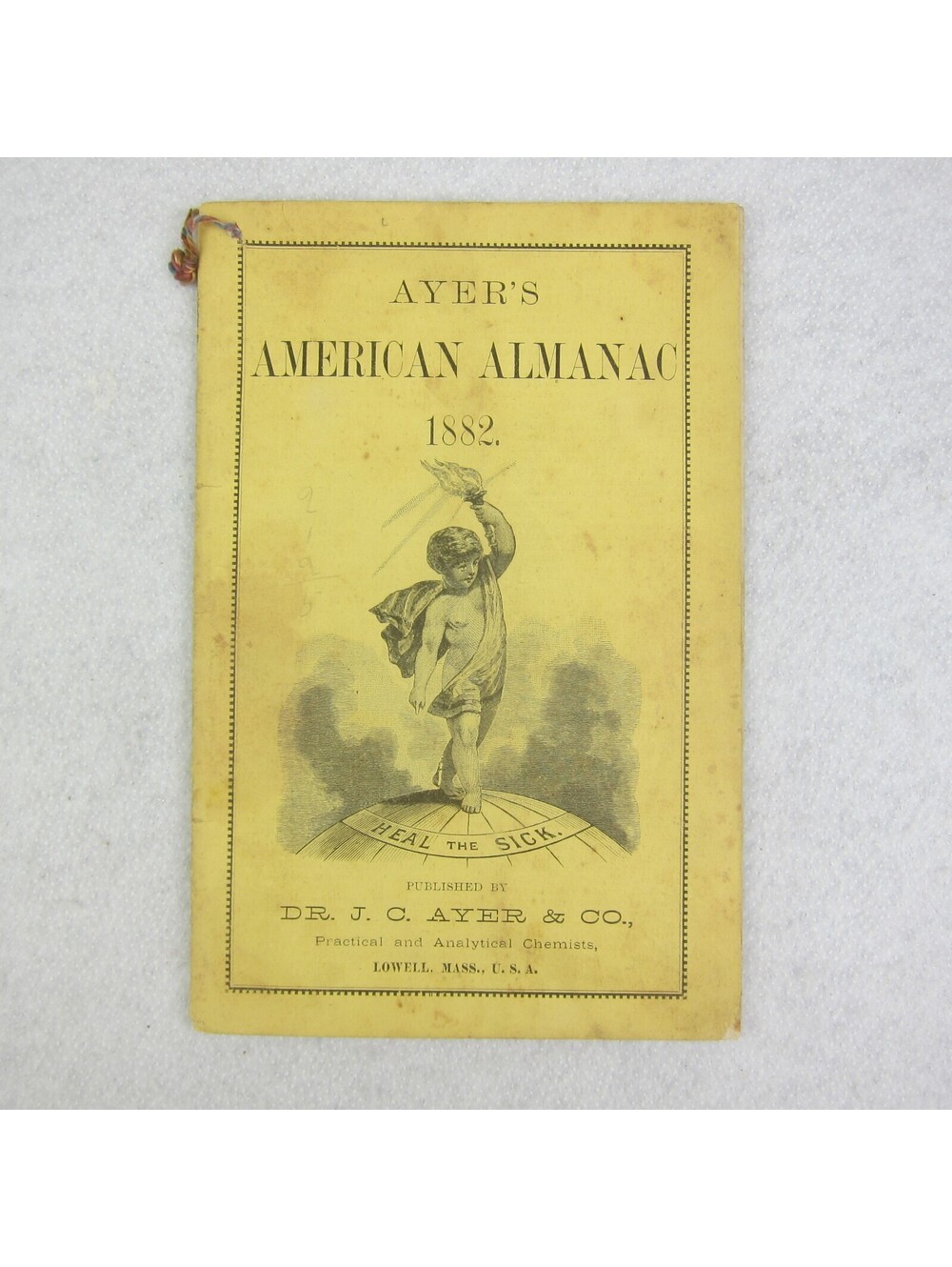 Ayer's American Almanac Quack Medicine Medical Advertising Antique 1882 RARE